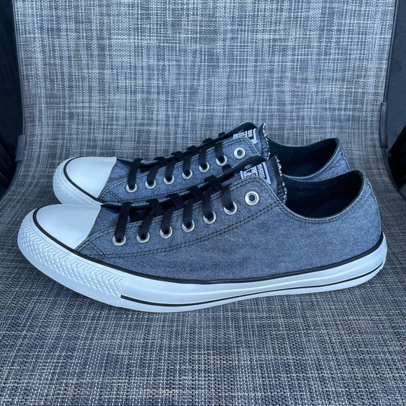 Converse Chuck Taylor All Star Ox Grey Low Top Sneakers Shoes Mens size 12 - Picture 4 of 10